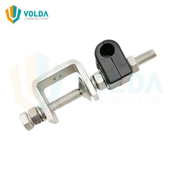 3/8" Feeder Clamp Stainless Steel 304 Single Hole Type