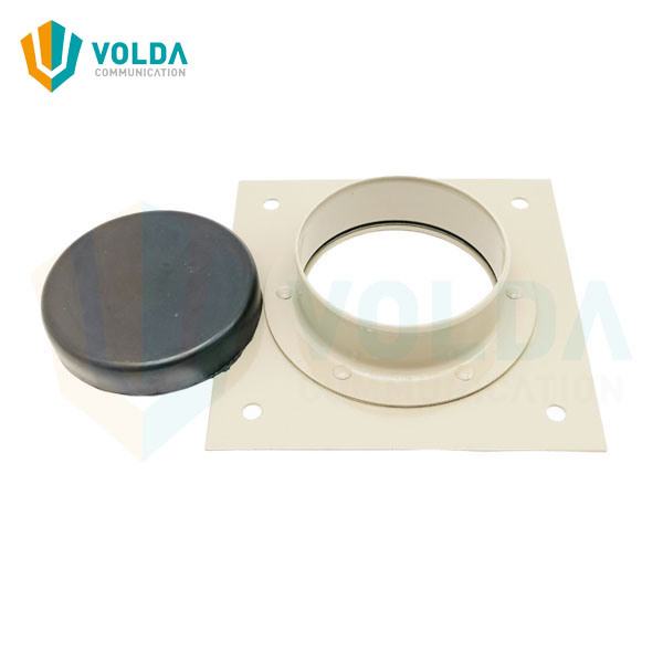 4 Inch Cable Entry Plate 1 Hole with Entry Port Cap