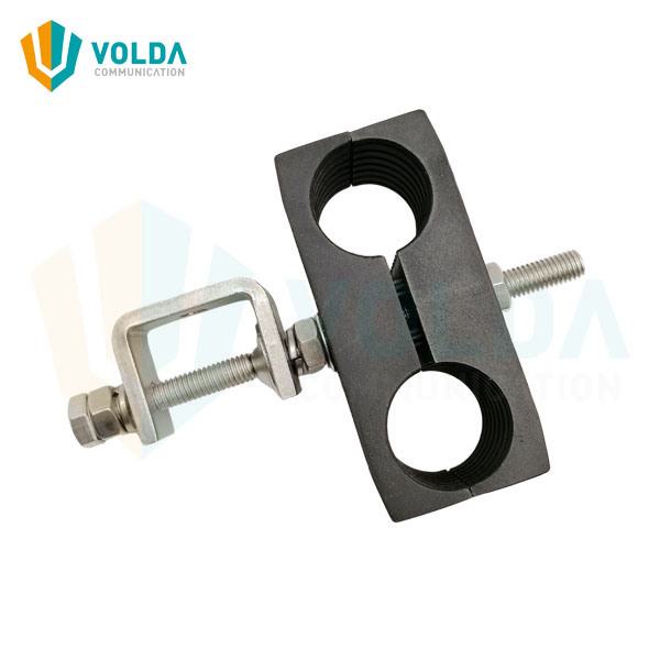 China 
                        7/8" Double Hole Feeder Cable Clamp
                      manufacture and supplier