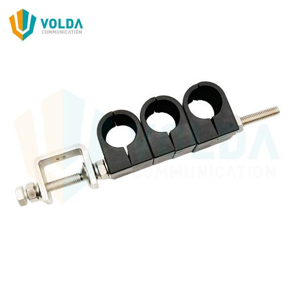 China 
                        7/8 Inch Feeder Cable Clamp 1 Way / 2 Way / 3 Way
                      manufacture and supplier