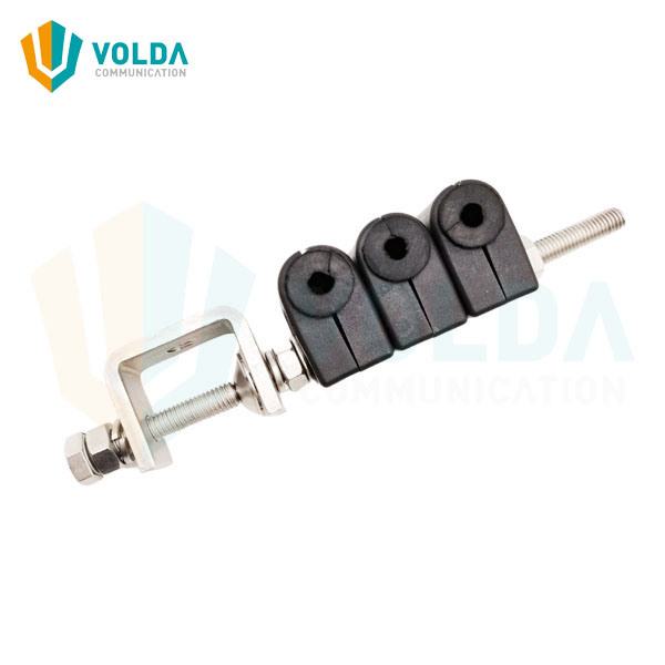 Outdoor Fiber Cable Clamp for 7mm Od Cable and Wire