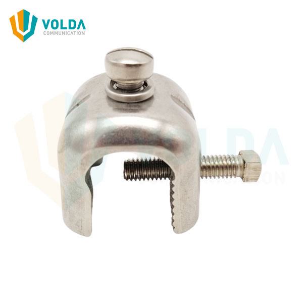 Stainless Steel Tower Angle Adapter with 3/8" Tapped Hole