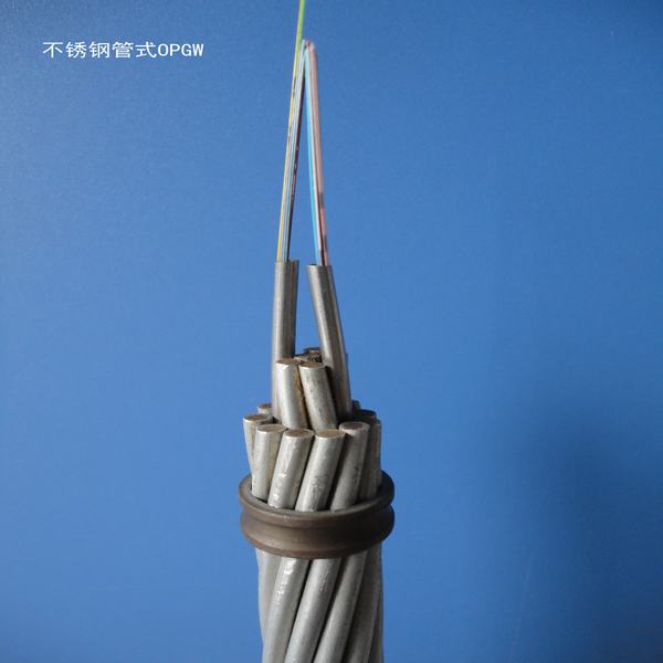 Cina 
                                 Filo di messa a terra di fibra ottica dell'acciaio inossidabile del tubo del cavo concentrare di Opgw                              produzione e fornitore