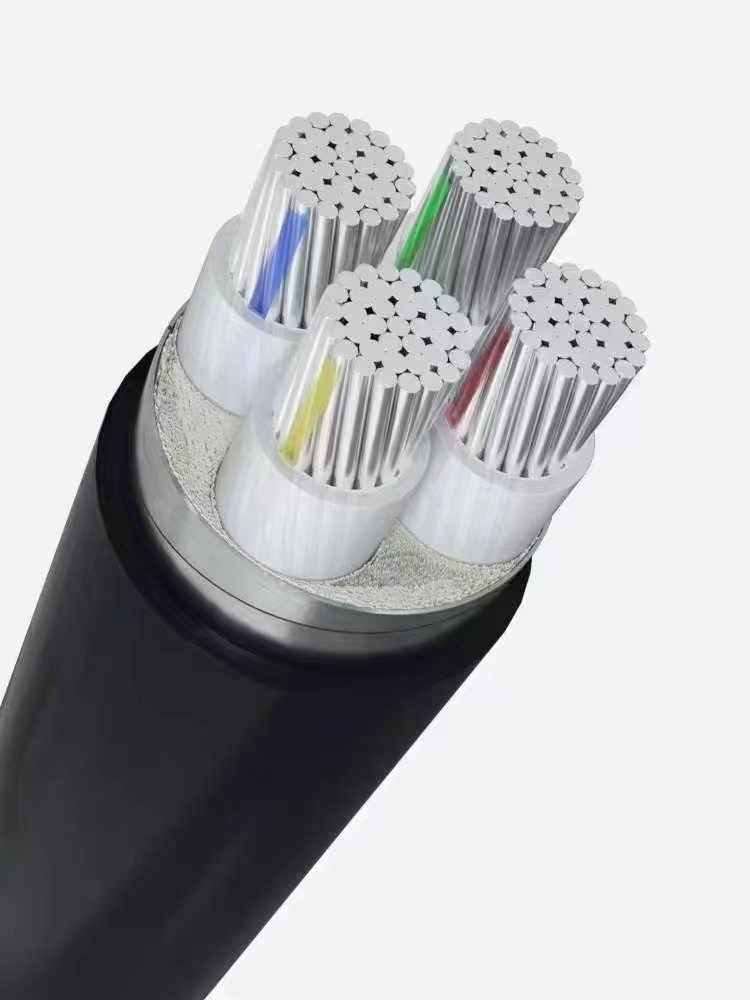 
                10mm 35mm de caída de triple techo ABC Aluminio Cable Fase 3 paquete de antena de cable de alimentación conductor desnudo
            