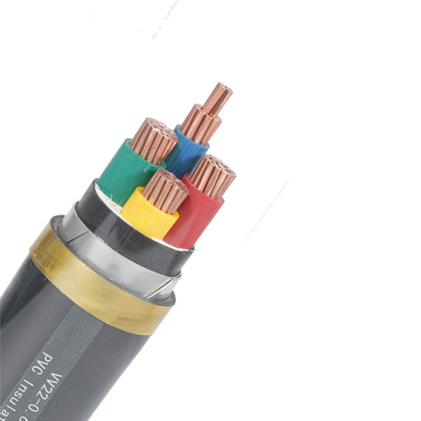 4 Core 185 Sqmm Swa Armoured Power Cable Copper Conductor XLPE/PVC Insulated Steel Wire Armored Cable 3.6/6kv Mv 3 Core 3c70mm2