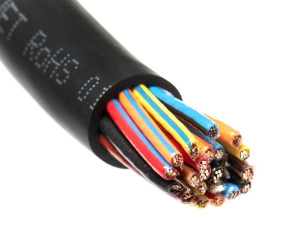 450/750V 24 Core 4 Sq mm Multicore Copper Conductor Shielded PVC Insulated LSZH Control Cable