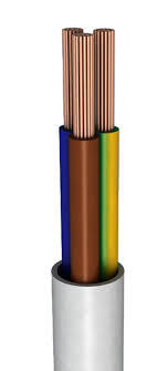 Brown 0.182mm 12 Core 6 Pair Round Professional Screened Copper PVC Intruder Burglar Alarm Security Cable