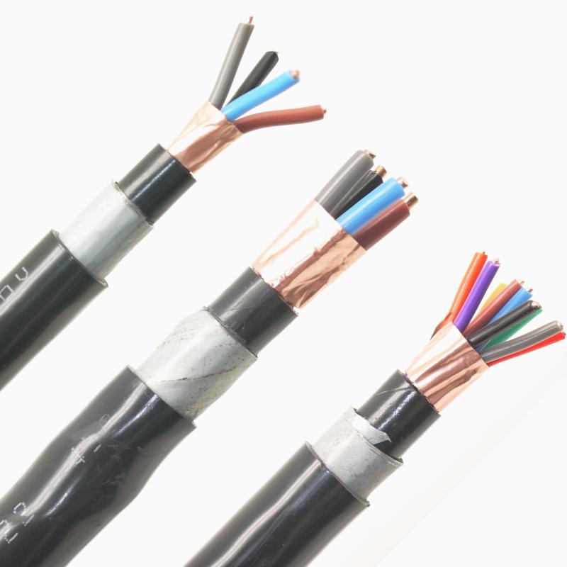 
                Cable de control de aislamiento de PVC trenzado de alambre de cobre estañado aislados de 300/500V conecte el cable eléctrico de las conservas de núcleo único cable trenzado de cobre estañado cable
            