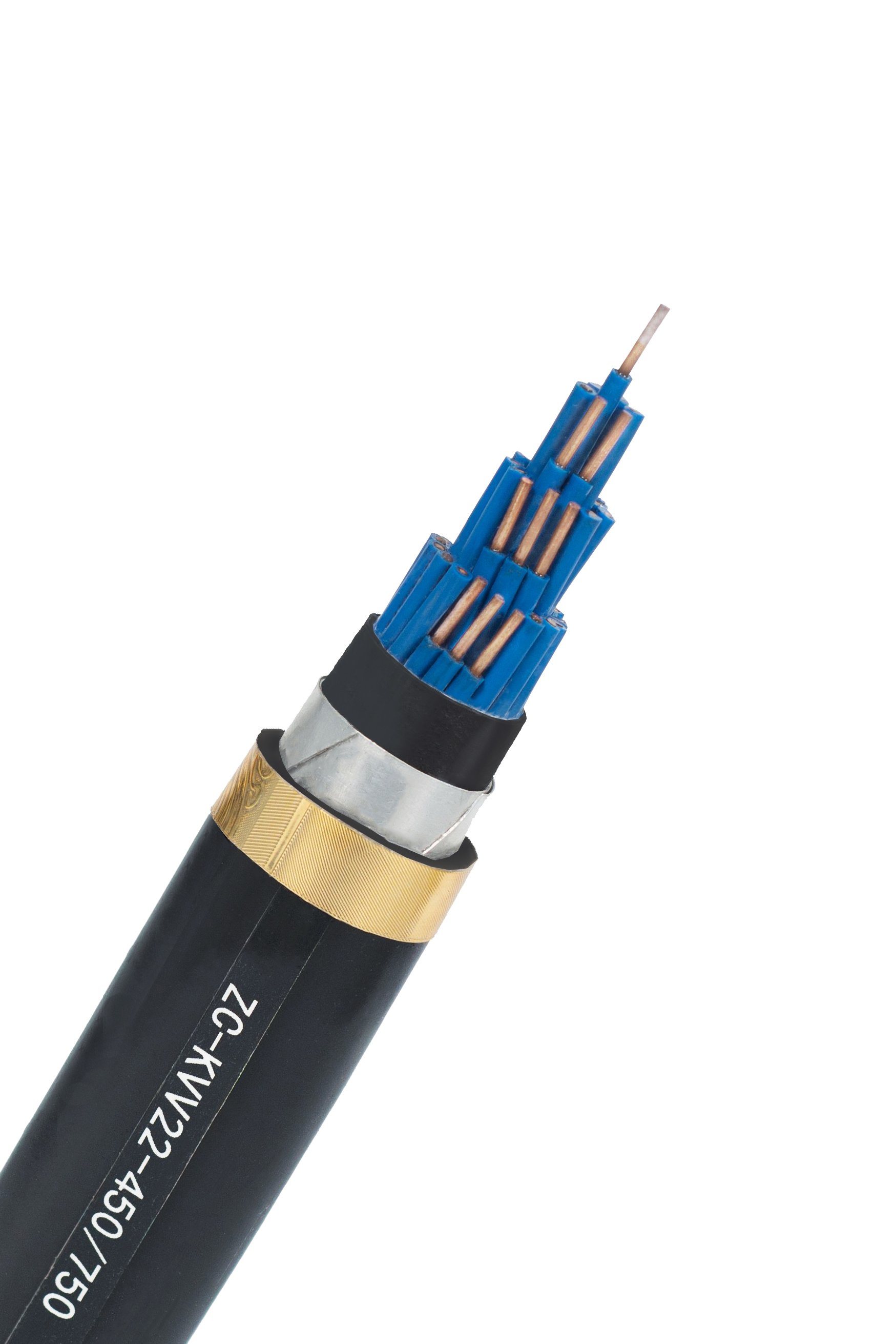 
                Câble de données flexible de norme européenne Liyy 2 3 4 5 6 7 8 10 noyau 0.3 0.75 1.5 Sq mm Câble de commande de signal de communication électronique et électrique
            