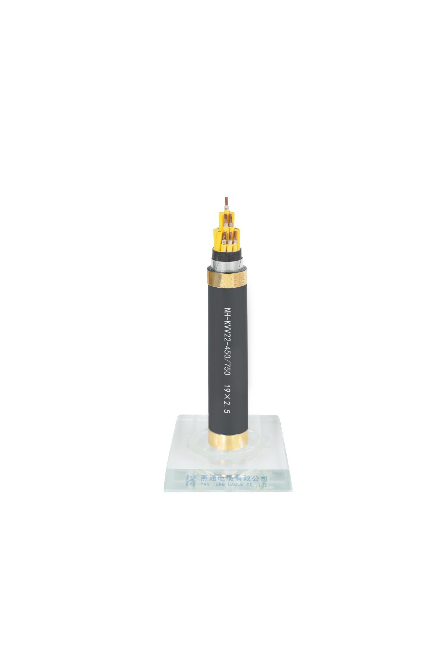 
                Aislamiento de PVC de alta calidad LSZH 450/750V 40 Core 1.5 mm Sq Conductor de cobre de varios núcleos de cable de mando blindado
            