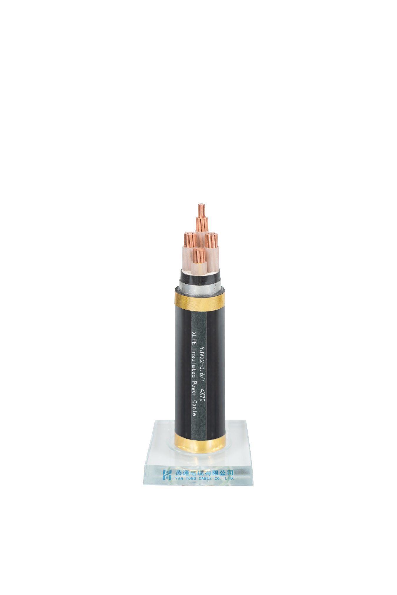 
                IEC/EN 60332-1-2 NYY-O 2,5mm 4mm 6mm 10mm 16mm NYY-J Kupfer Stromkabel mit PVC-Isolierung und Außenmantel
            