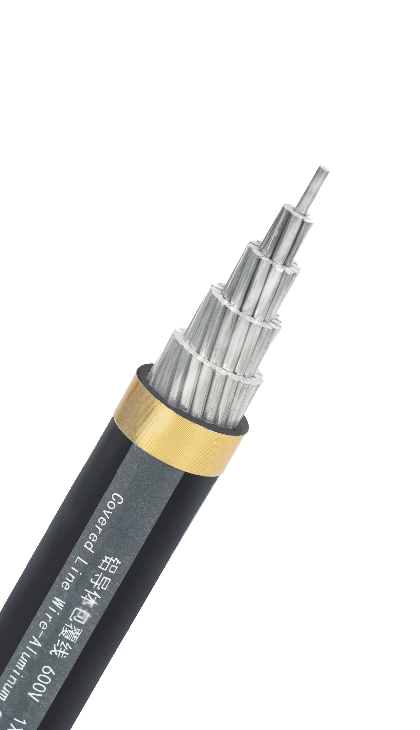 Low/ Medium/ High Voltage Aluminum 50mm 70mm 95mm 150mm Duplex Flat Optical Fiber AAC PVC Insulation Overgead ABC Cable