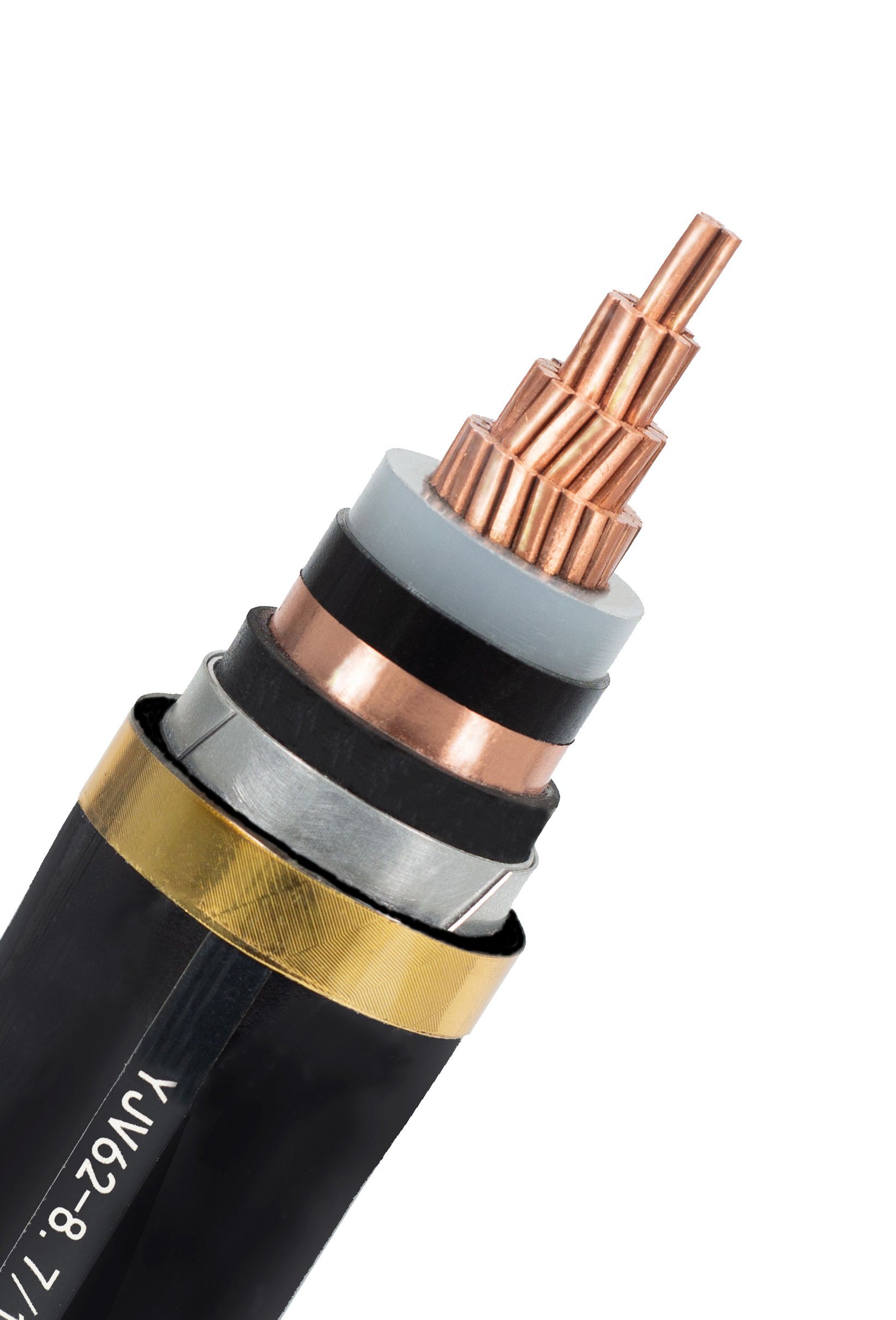 Medium Voltage 8.7/15kv Single Core 120 Sq mm XLPE Insulated PVC Sheath Unrmoured Copper Conductor Electrical Power Cable