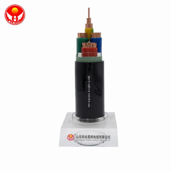 0.6/1kv Yjlv 240 mm2 Aluminum Conductor 4 Core PVC Insulated Power Cable