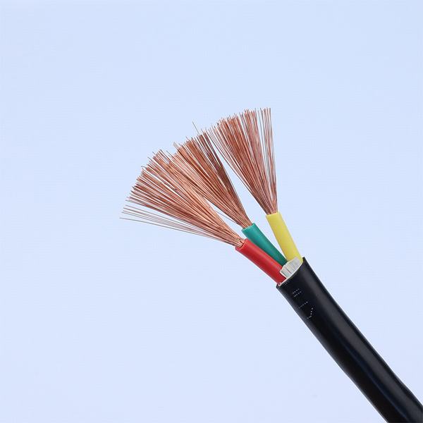 3 Core 2.5mm 4mm 6mm Copper Conductor Low Voltage PVC Insulated Flexible Flat Electric Wire and Cable