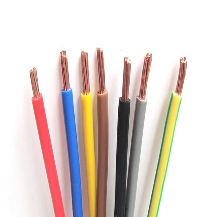
                Conductor de cobre aislamiento PVC cable revestido de nylon cable eléctrico Cable
            