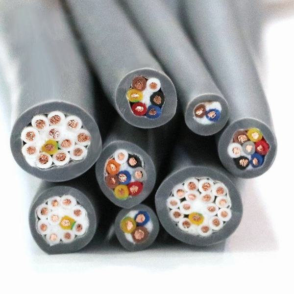 Electrical Copper Thinned Insulated Control Wire Customized PVC Power Round Flexible Cable