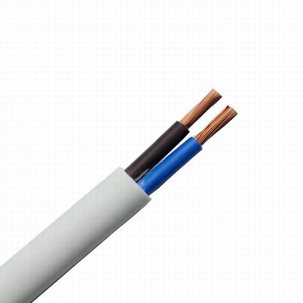 Flexible Solid Coated Insulated Copper Conductor Control Flat Round Coaxial Power