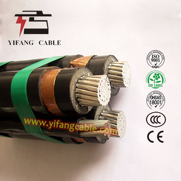 China 
                        (12 / 20) 24kv Overhead Insulated Cable 3X95/16mm2
                      manufacture and supplier