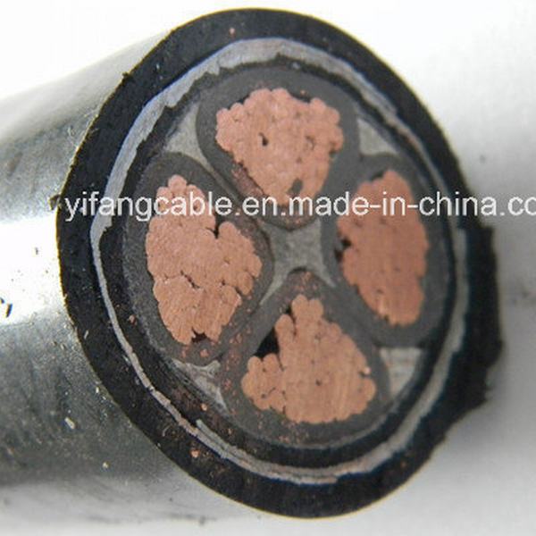 China 
                                 0.6/1kv 4*120mm2 Cu/XLPE /Sta/PVC Cabo Yjv22                              fabricação e fornecedor