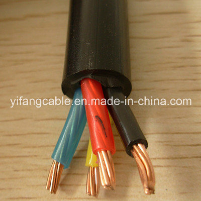 0.6/1kv 4c10mm2 Copper Conductor Cu/PVC/PVC Insulated&Sheathed Cable Nyy VDE Standard Low Voltage Power Cable VV
