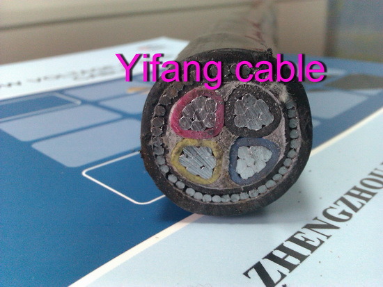 China 
                0.6/1kv Al/PVC/PVC Vlv 4x70mm2 Cable de alimentación Cable de alimentación de baja tensión 3.5 Core aluminio Cable blindado de la lista de precios
             proveedor