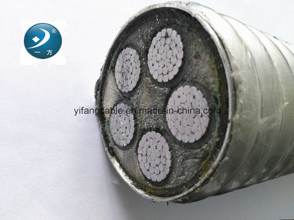 
                                 Bloqueo de cable blindado 0.6/1kv 5X70sqmm Conductor de aluminio                            