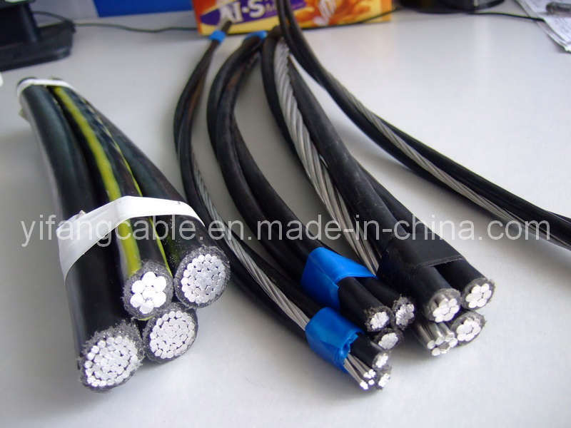 
                1/0AWG 2/0AWG 4/0AWG Service-Falldraht-ABC-Kabel aus gedrehtem Aluminium NFC 33-209-Antennenkabel (ABC-Kabel) Service-Falldraht für Freileitungen
            