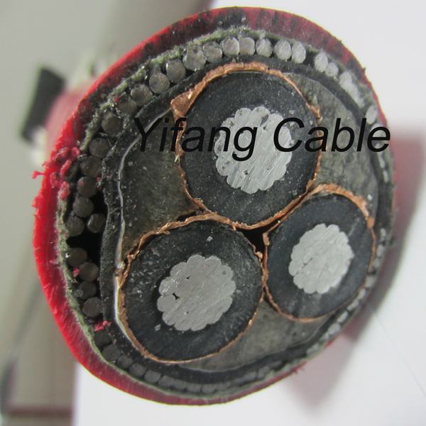 Chine 
                                 11kv & 33kv fil d'acier de blindage du câble d'alimentation                              fabrication et fournisseur