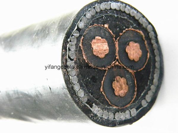 Chine 
                                 11kv 3core 3X95sqmm blindés câble souterrain en polyéthylène réticulé                              fabrication et fournisseur