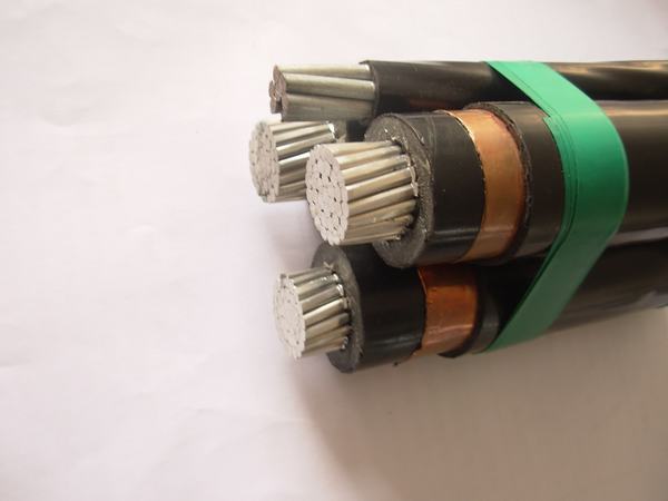 11kv Aluminum Conductor XLPE Cable 3X120+70mm2