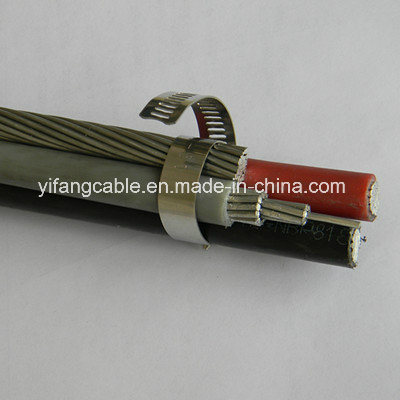 
                11kv Four Cores ABC 3X70+70mm2 Overhead Line Sevice Drop Twisted Aluminum Conductor Cable
            