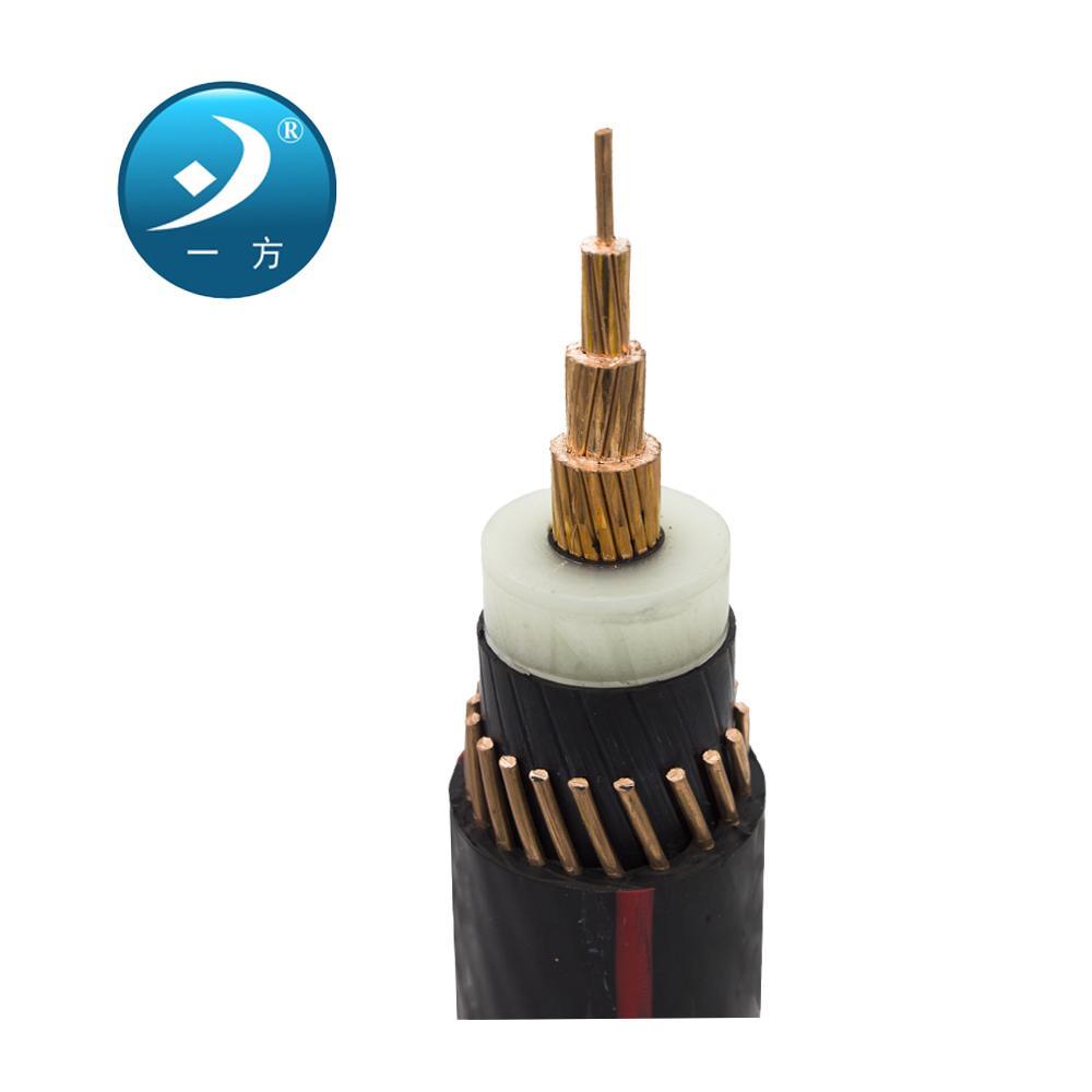 
                15kV conductor de cobre, 2AWG 2% nivel de aislamiento neutro 0AWG/100 cable Urd
            