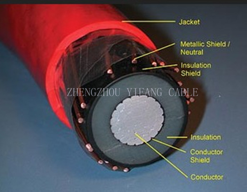 15kv Urd Cable 133% 2AWG 2/0AWG 4/0AWG 500mcm Mv Urd Medium Voltage Used XLPE Insulated Underground Copper Power Cable