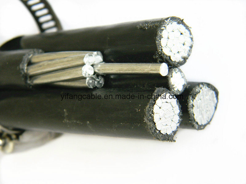 2*16mm2 Overhead AAC Conductor 50mm 70mm 95mm 120mm 150mm Twisted Cable 3X35+54.6mm2 Electrical Overhead Cable