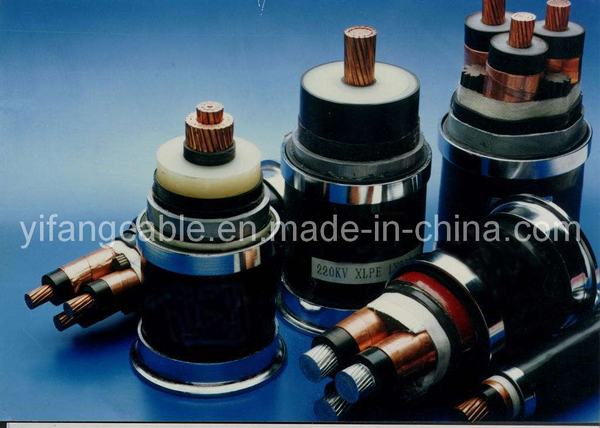 Китай 
                                 220КВ XLPE изолированный кабель питания (YJV22)                              производитель и поставщик