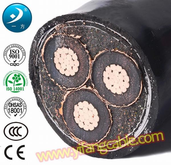 China 
                                 22kv XLPE SWA PVC al cable de alimentación 3x95mm2                              fabricante y proveedor