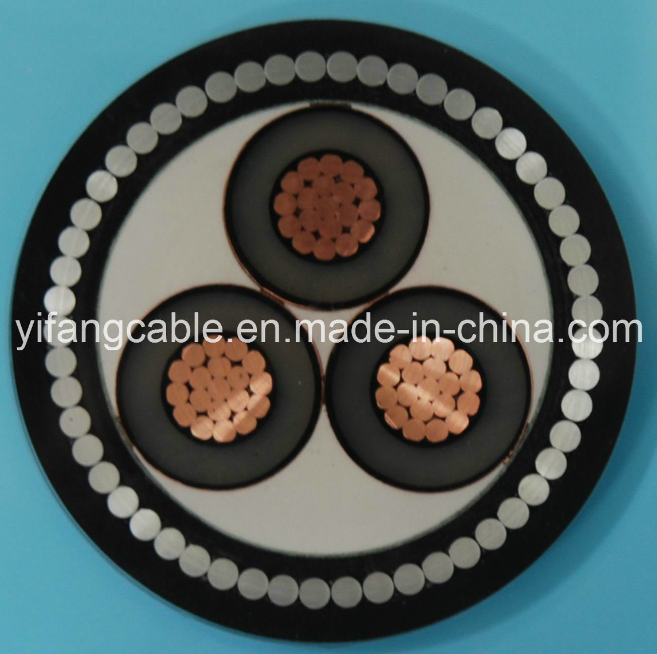 Chine 
                Conducteur en cuivre 24kv swa câble XLPE Blindé 3 conducteurs C150mm2 33kv 3 câble en polyéthylène réticulé Prix de base
              fabrication et fournisseur
