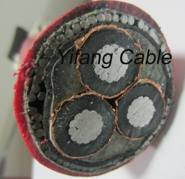 33000 volts Power 3X185mm2 Power Cable