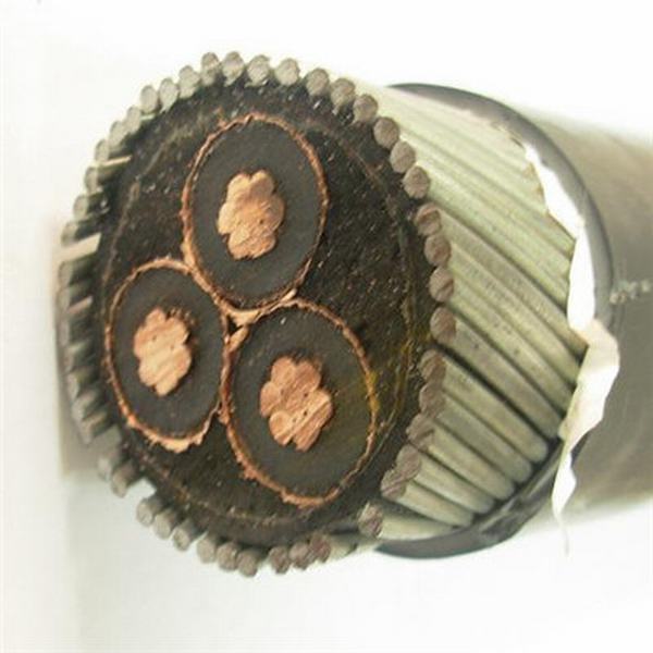 China 
                        33kv HV Armoured Cable 3 Core 120 mm 185 mm XLPE Copper Cable
                      manufacture and supplier