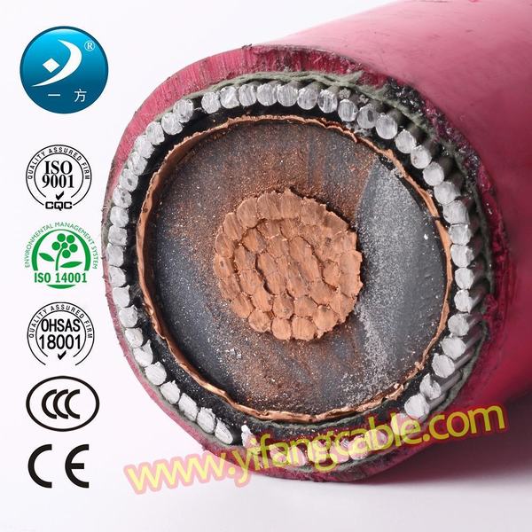 Chine 
                                 33kv Single Core 240mm2 XLPE/fil blindé en aluminium/PVC Câble d'alimentation                              fabrication et fournisseur