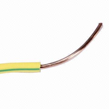 
                350/500V 450/750V Kupfer Volldraht PVC Isolierung Erdungsdraht, Erdungsdraht, gelbes grünes Kabel, Coppe Draht
            
