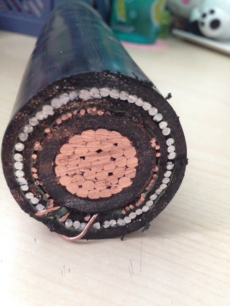 
                11kv Ht 1c 400 sqmm Cable de alimentación de cobre subterránea
            