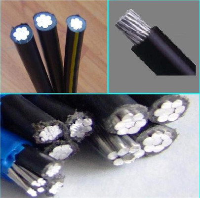 
                4*16mm 4*25mm 4*50mm XLPE isoliertes Overhead Line Aluminium ABC-Kabel
            