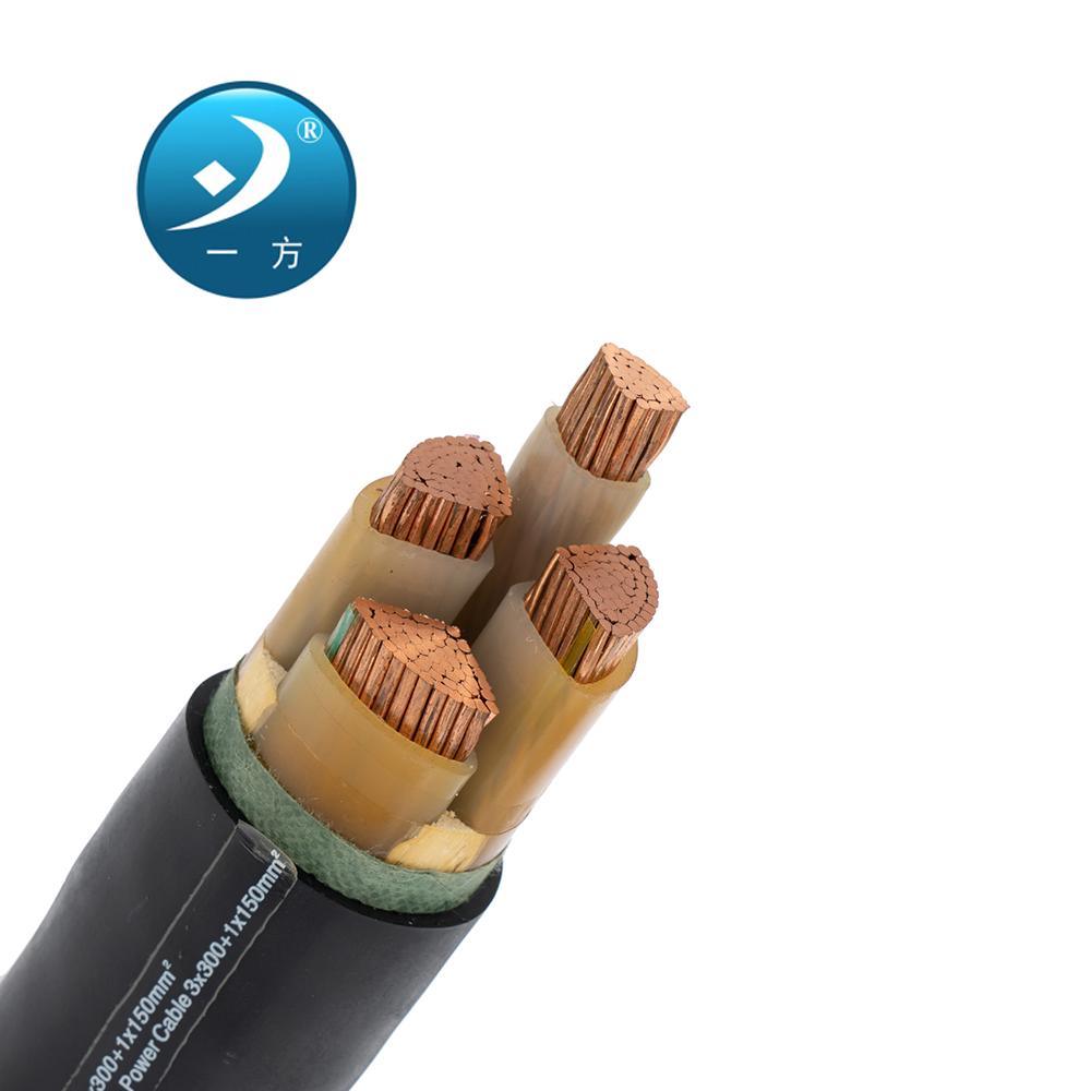 4*50mm2 Single Core Coppe Conductor Steel Armored PVC Insulated PVC Sheathed Low Voltage Power Supply Cable
