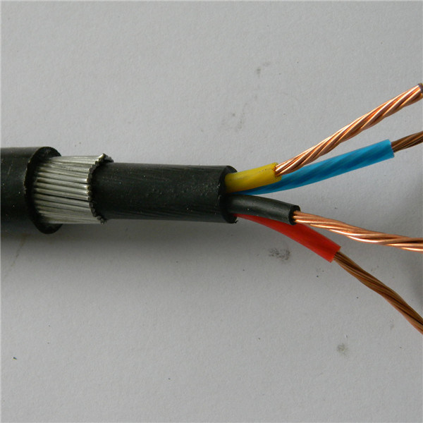 
                Cabo de cobre de 4 core, Armadura de fio 35mm x 4 Condutor de cobre do núcleo do cabo de alimentação de baixa tensão
            