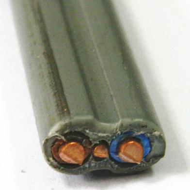 
                                 450/750V 2-adrig, Zwillings- und Erdungskabel, 6242y Kabel, flach PVC-Kabel                            