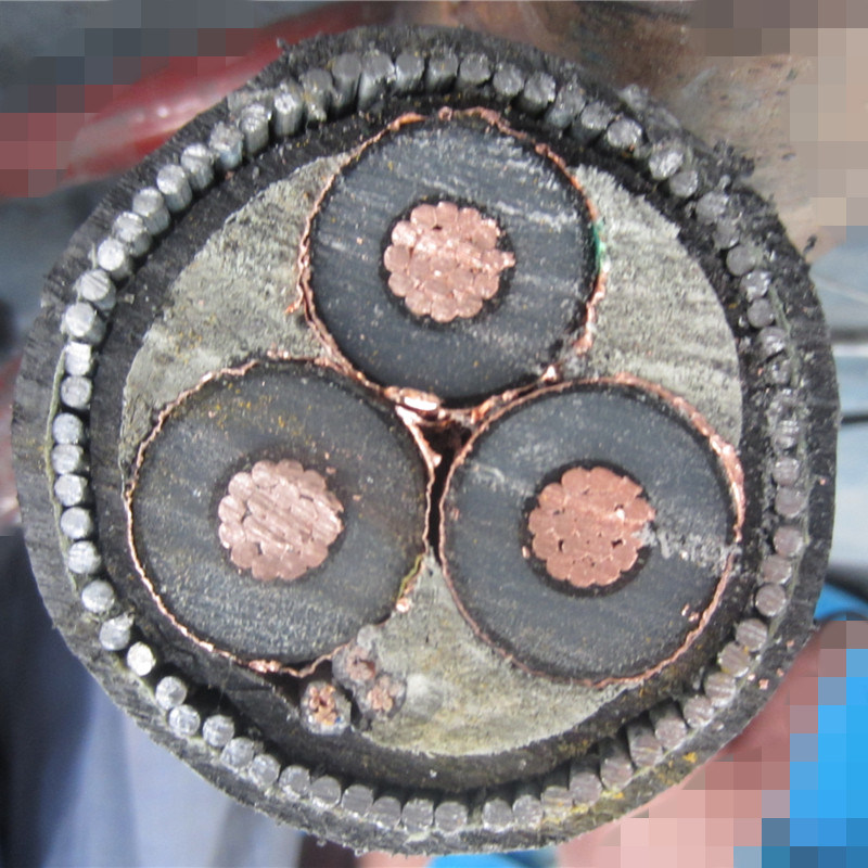 
                6/10kv 8.7/15kv 12/20kv 18/30kv 11 Kv 3 Core 50mm2 Armoured Copper Cable Underground Armoured Power Cable
            