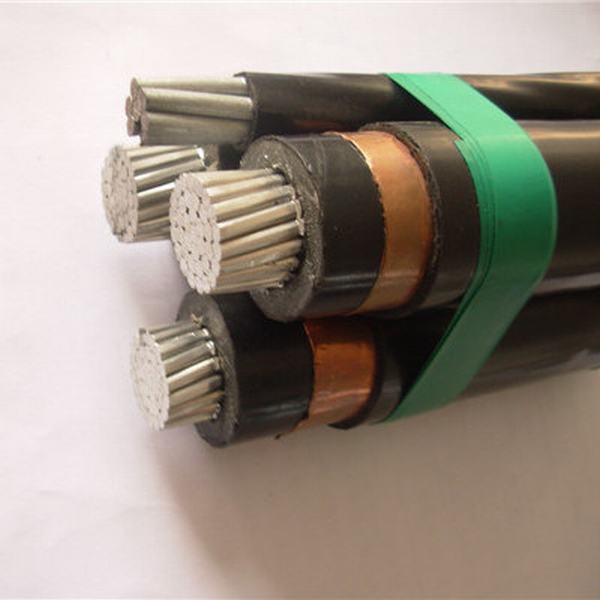 China 
                        6.35/11kv Screened ABC Aerial Bundled Cables to AS/NZS 3599.1 (AL/XLPE /CWS/HDPE)
                      manufacture and supplier