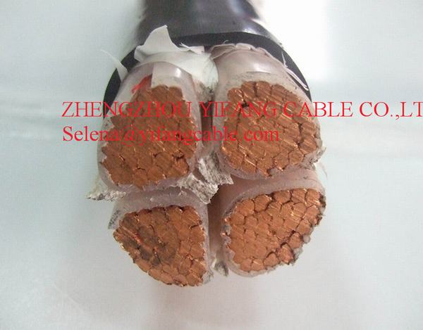 China 
                                 600/1000V 35sqmm blindados de 4 Núcleos de cable de alimentación de cobre                              fabricante y proveedor